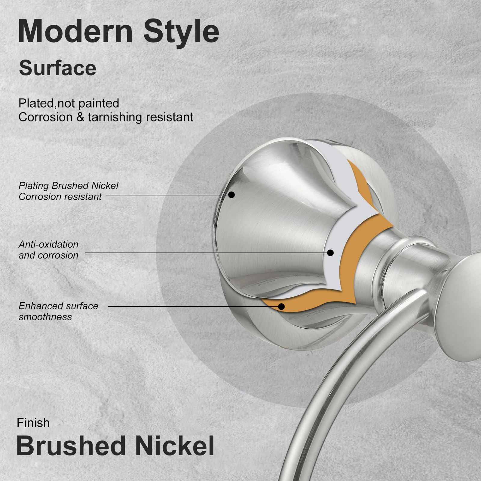 BESy concealed screws design for clean lines