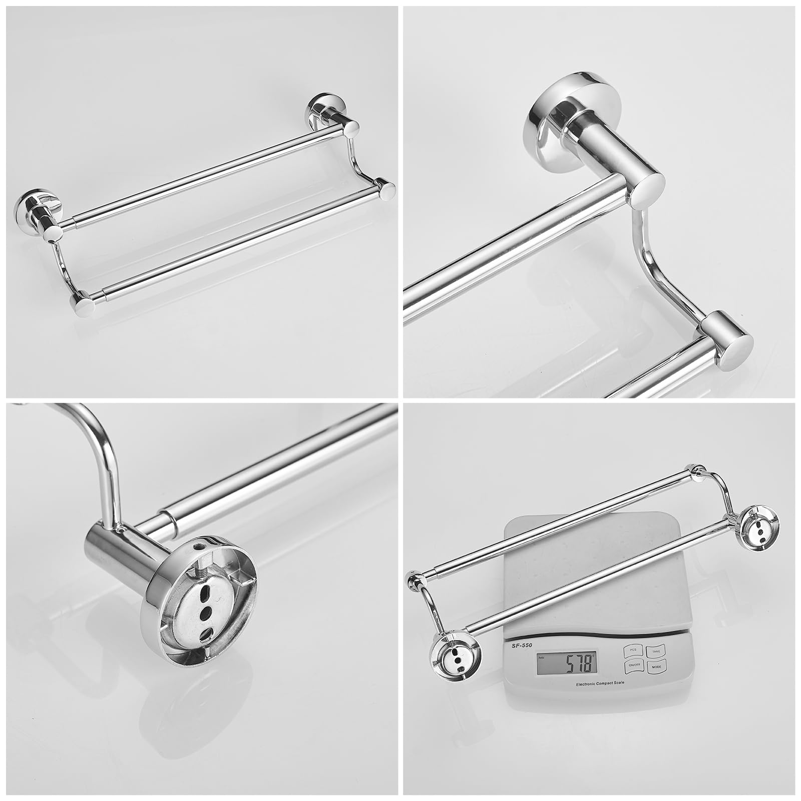 BESy concealed screws design provides a clean, seamless installation