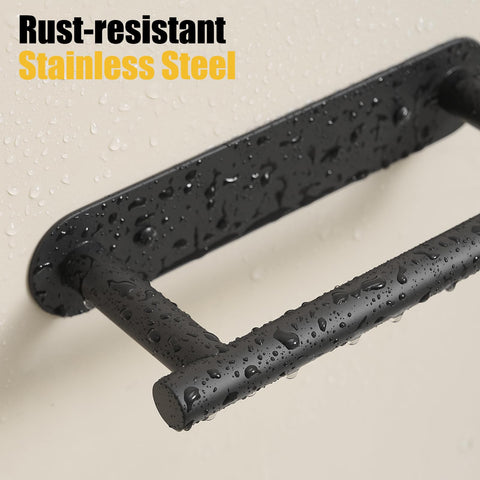 BESy corrosion-resistant toilet paper holder, SUS304 grade stainless steel for coastal areas.