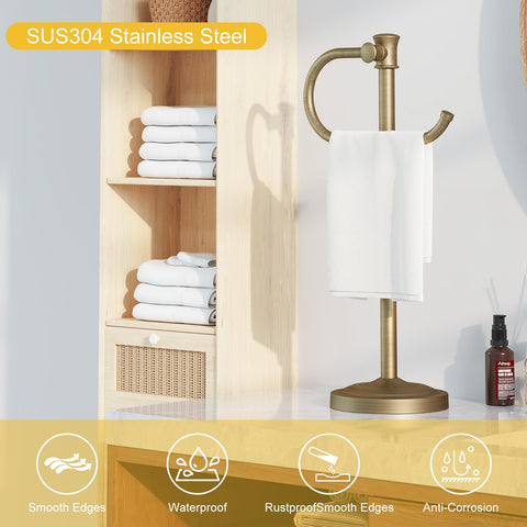 BESy easy-clean towel rack cleans quickly with a wipe.