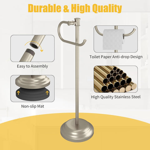 BESy brushed nickel finish; easy install with included hardware kit