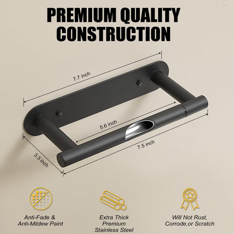 BESy flexible pivoting tissue handle supports convenient roll changes.