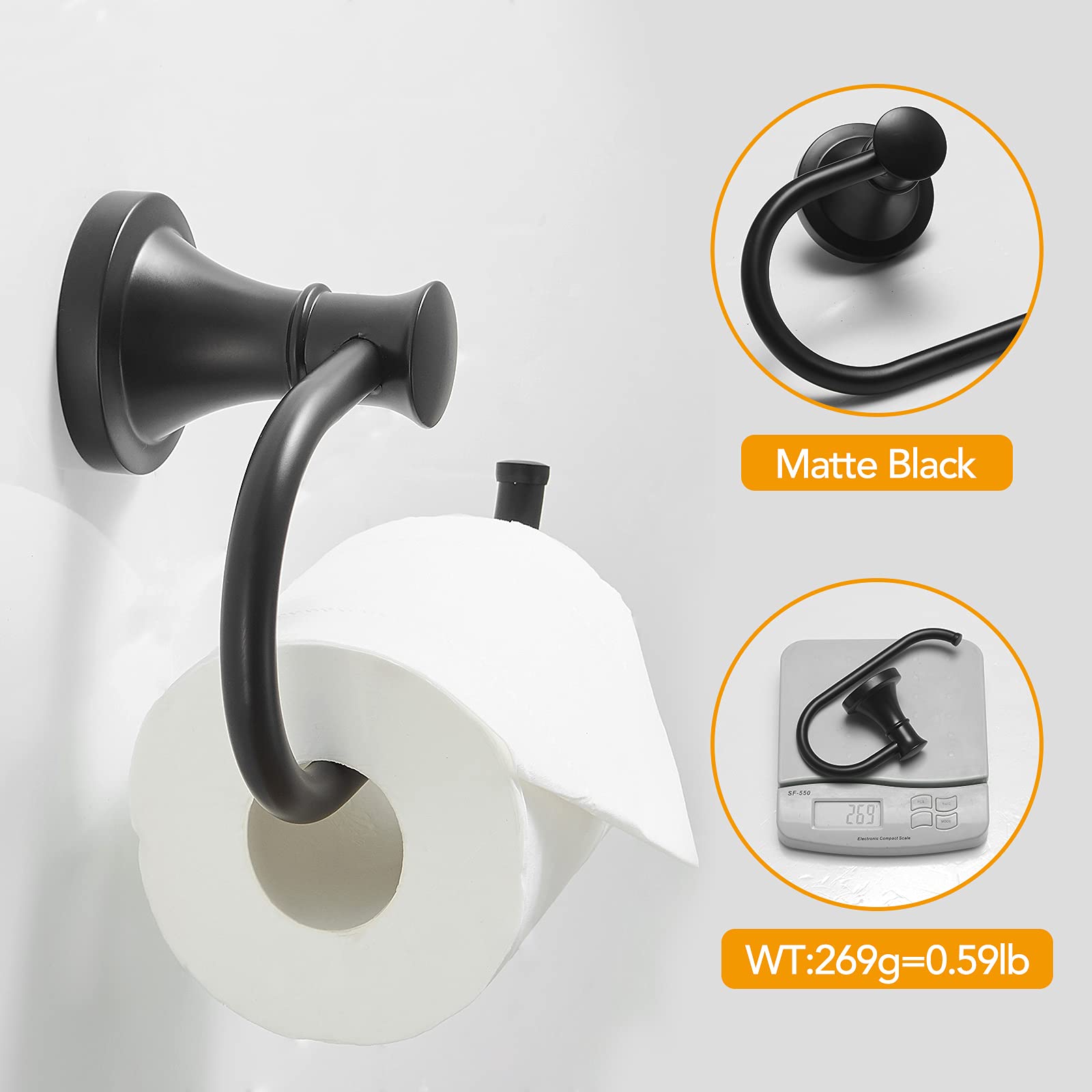 BESy toilet paper roll in use demonstrates tidy, reachable storage
