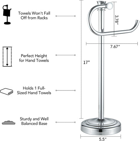 Besy modern design towel bar with concealed screws for a clean look