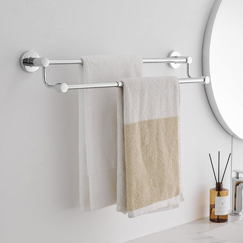 BESy polished chrome finish adds modern shine and easy cleaning