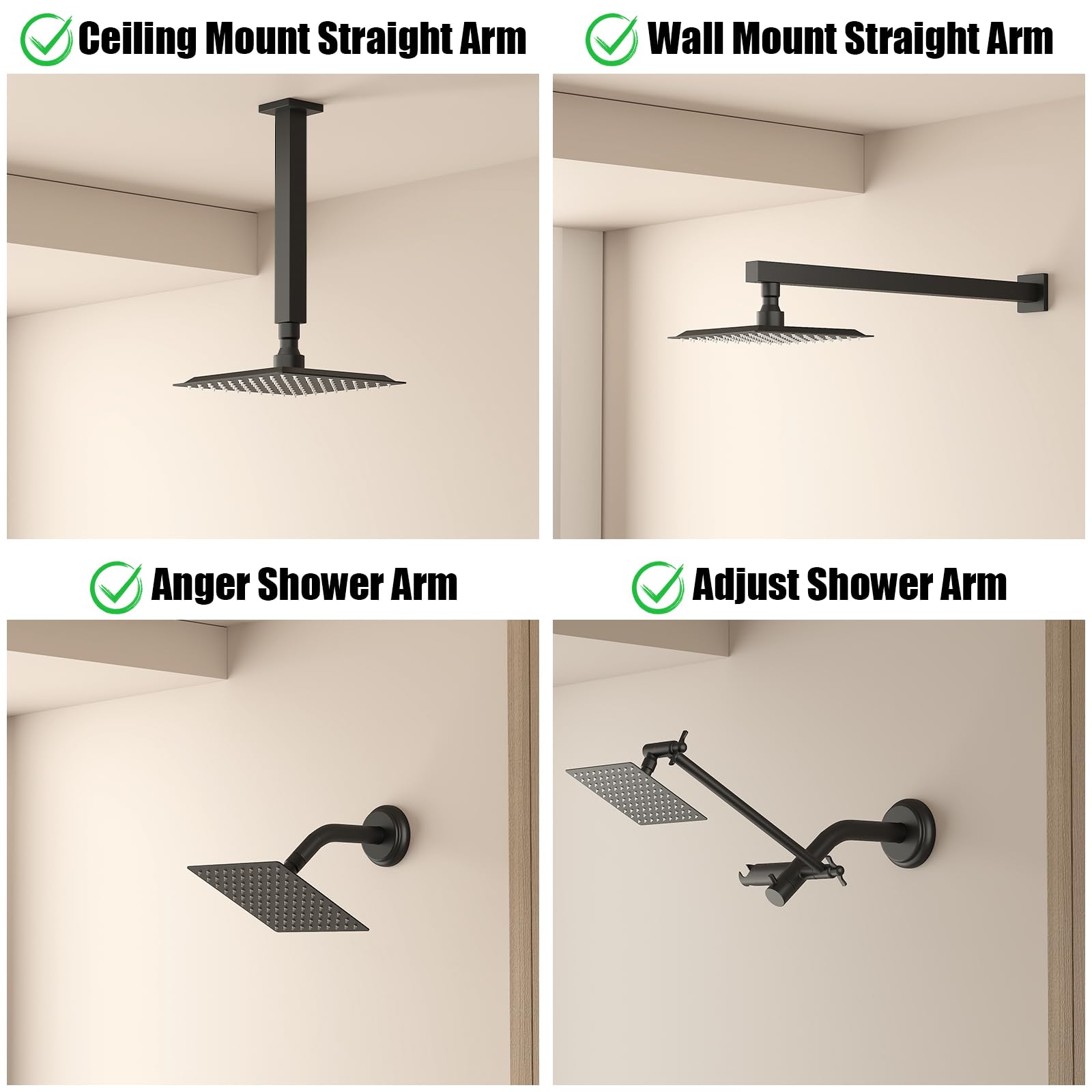 BESy replaceable five-nozzle pack keeps shower head fresh
