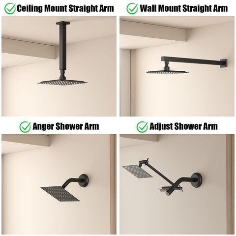 BESy replaceable five-nozzle pack keeps shower head fresh