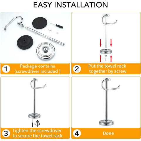 Besy rust-resistant SUS304 towel bar with lasting shine