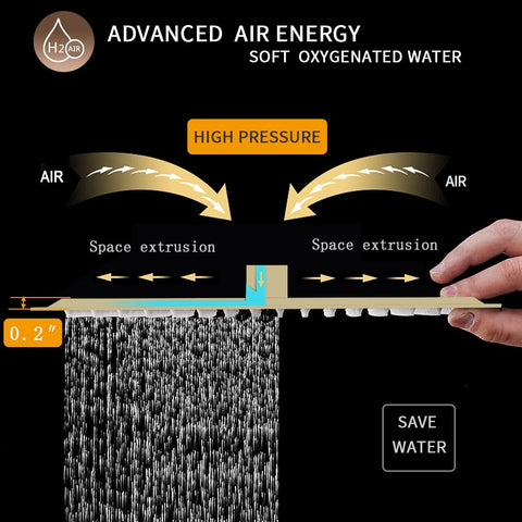 BESy stainless steel rain shower head resists rust for long-lasting shine.