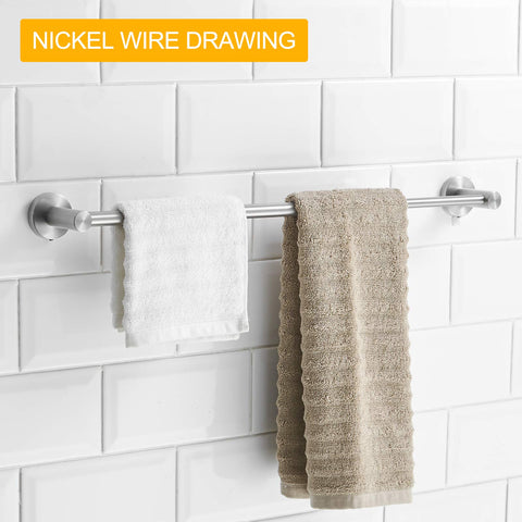 BESy SUS304 stainless steel towel holder resists rust for long-lasting use.