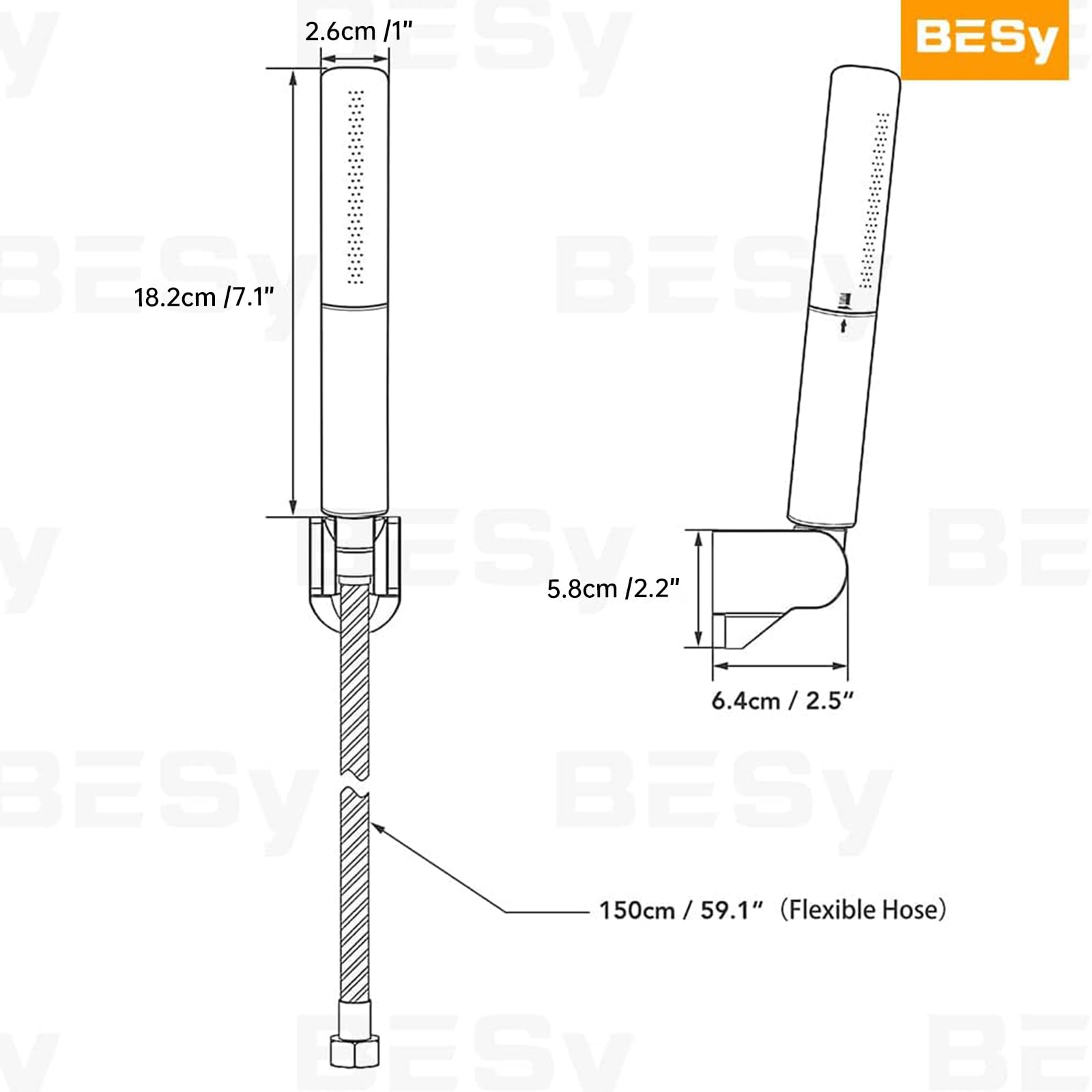 BESy is a versatile choice for cleaning and pet washing tasks.