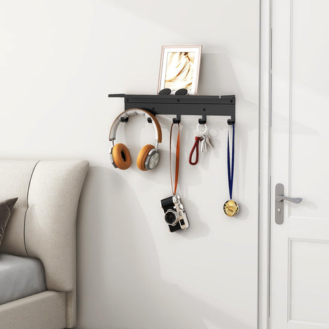 Bethom decorative shelf helps display small items while keeping clutter away.