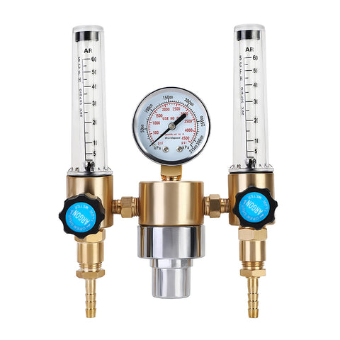 BETOOLL argon flow meter gauge shows precise gas control from 0 to 4500 psi