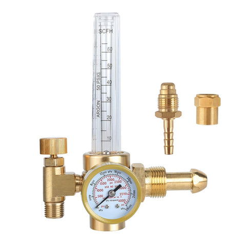 BETOOLL argon-co2 regulator front view for precise gas control in MIG/TIG welding