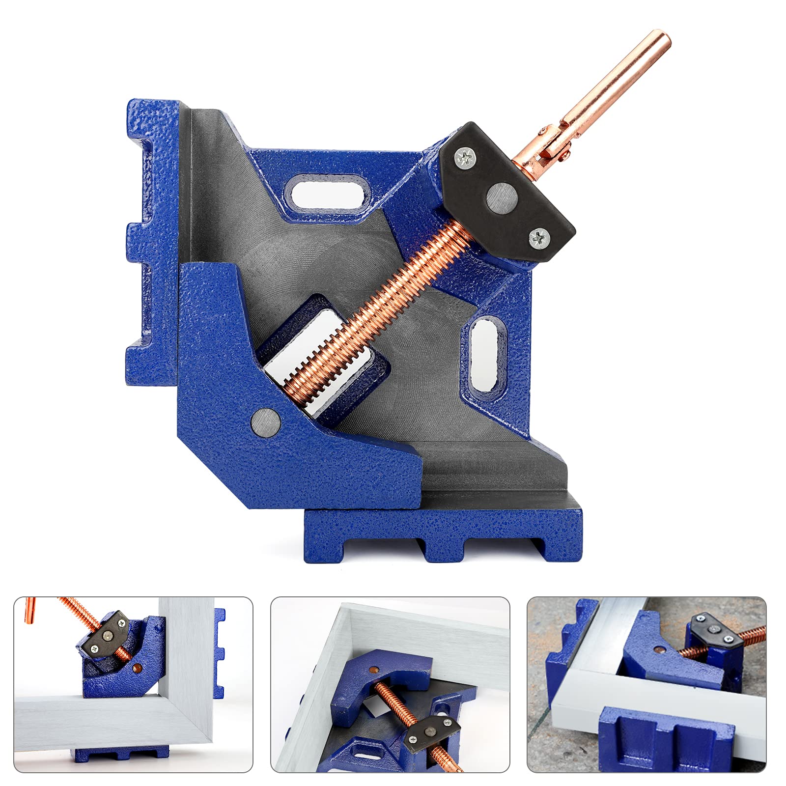 BETOOLL clamp with unobstructed work area enables smooth welding and assembly.