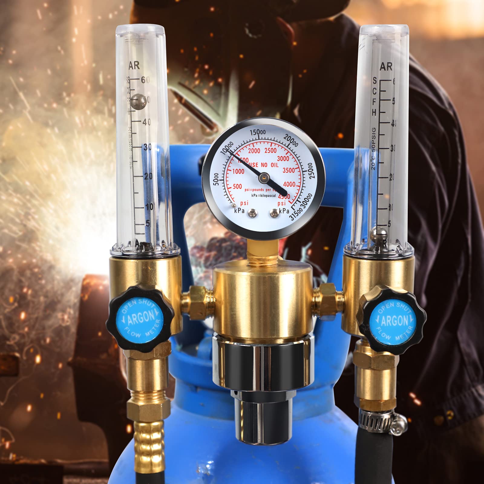 BETOOLL 0-4500 psi gauge aids monitoring of gas in tank