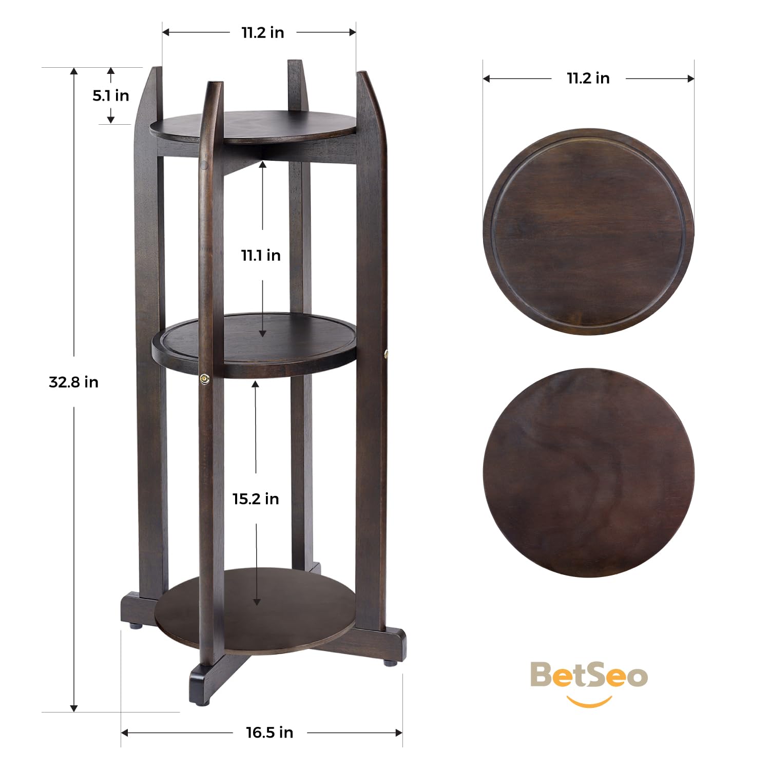 BETSEO water-dispenser stand side view shows sturdy frame for daily use.