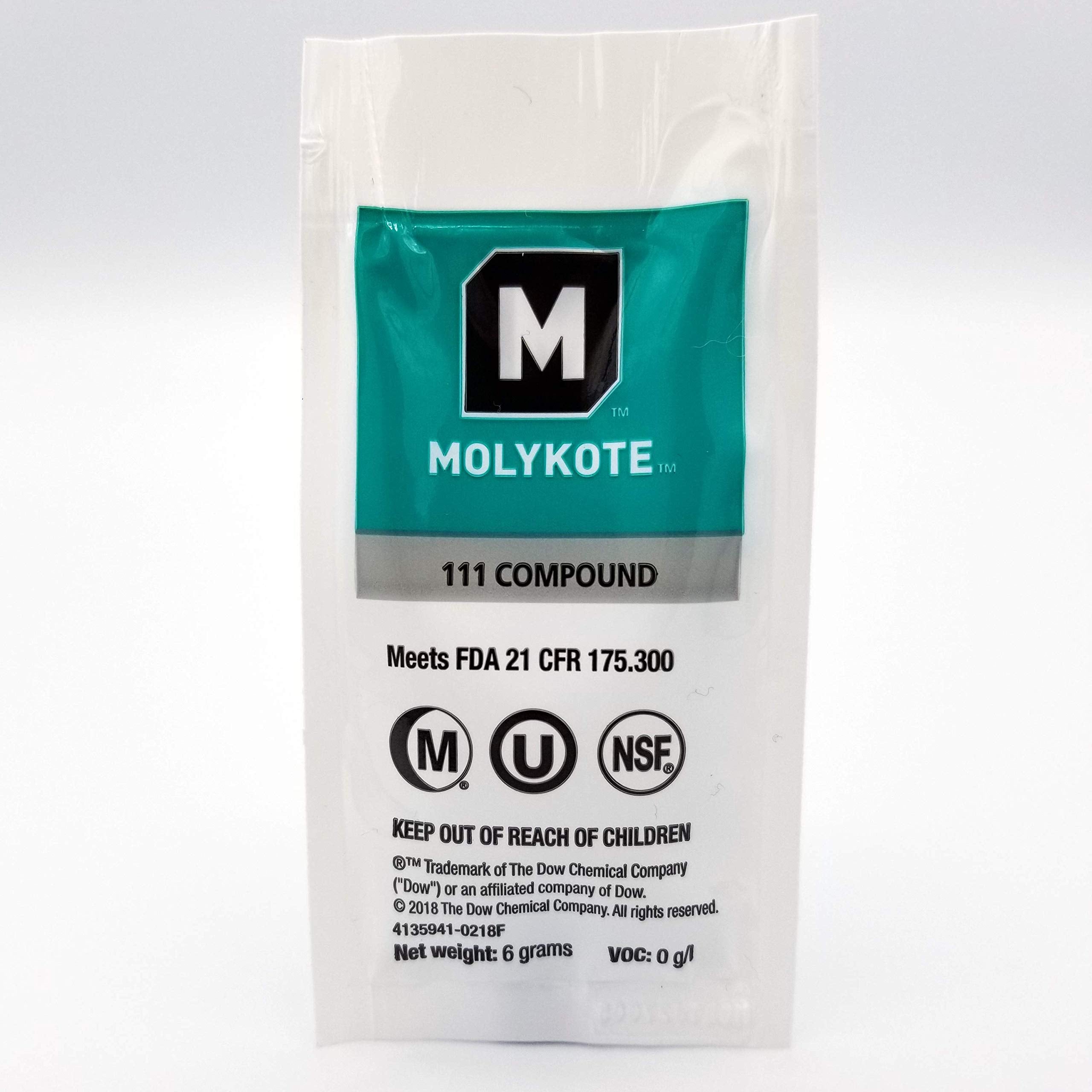 Better H2O Molykote 111 lubricant-sealant for O-rings and seals during maintenance.