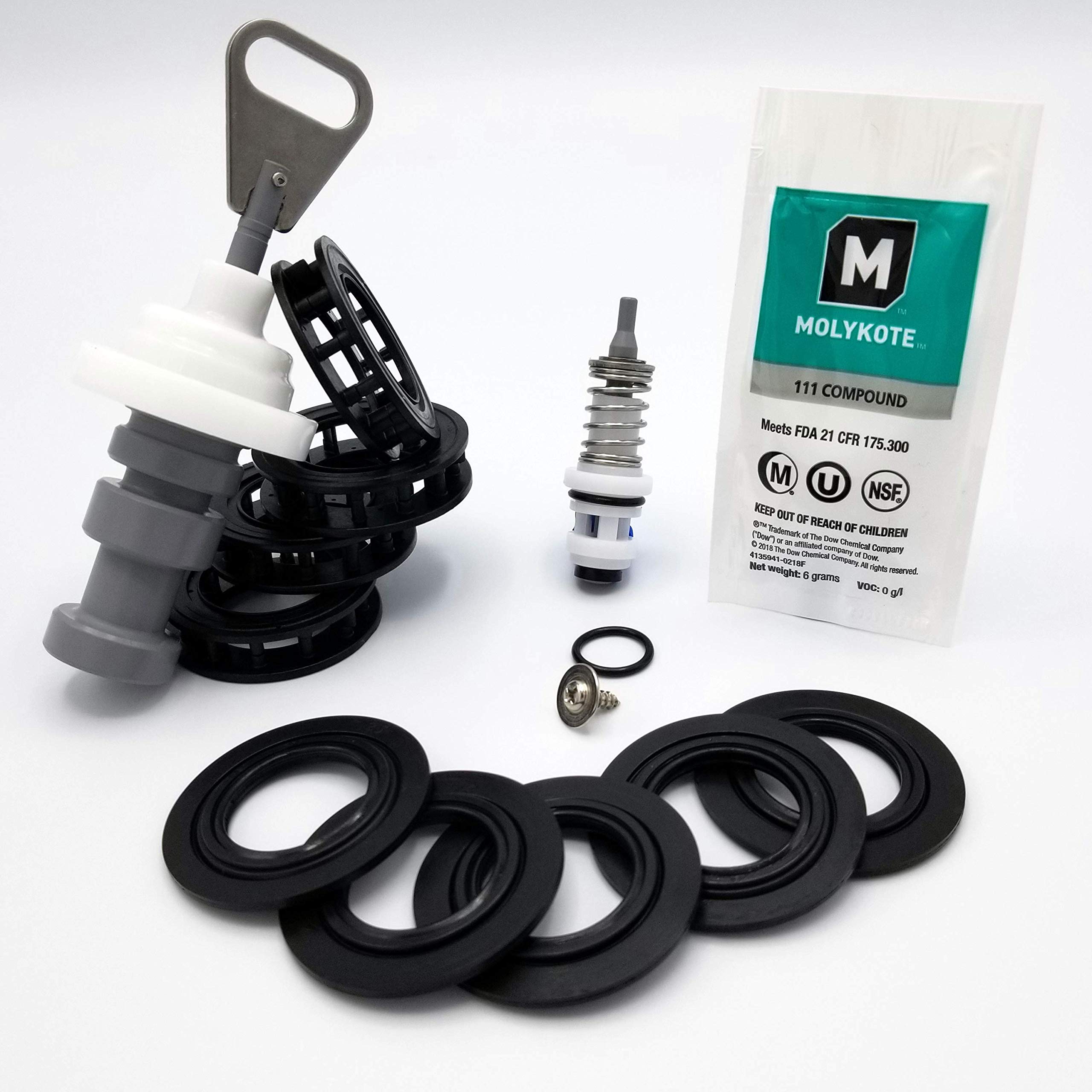 Better H2O 60125 seals and spacers kit provides durable seals and precise spacers.