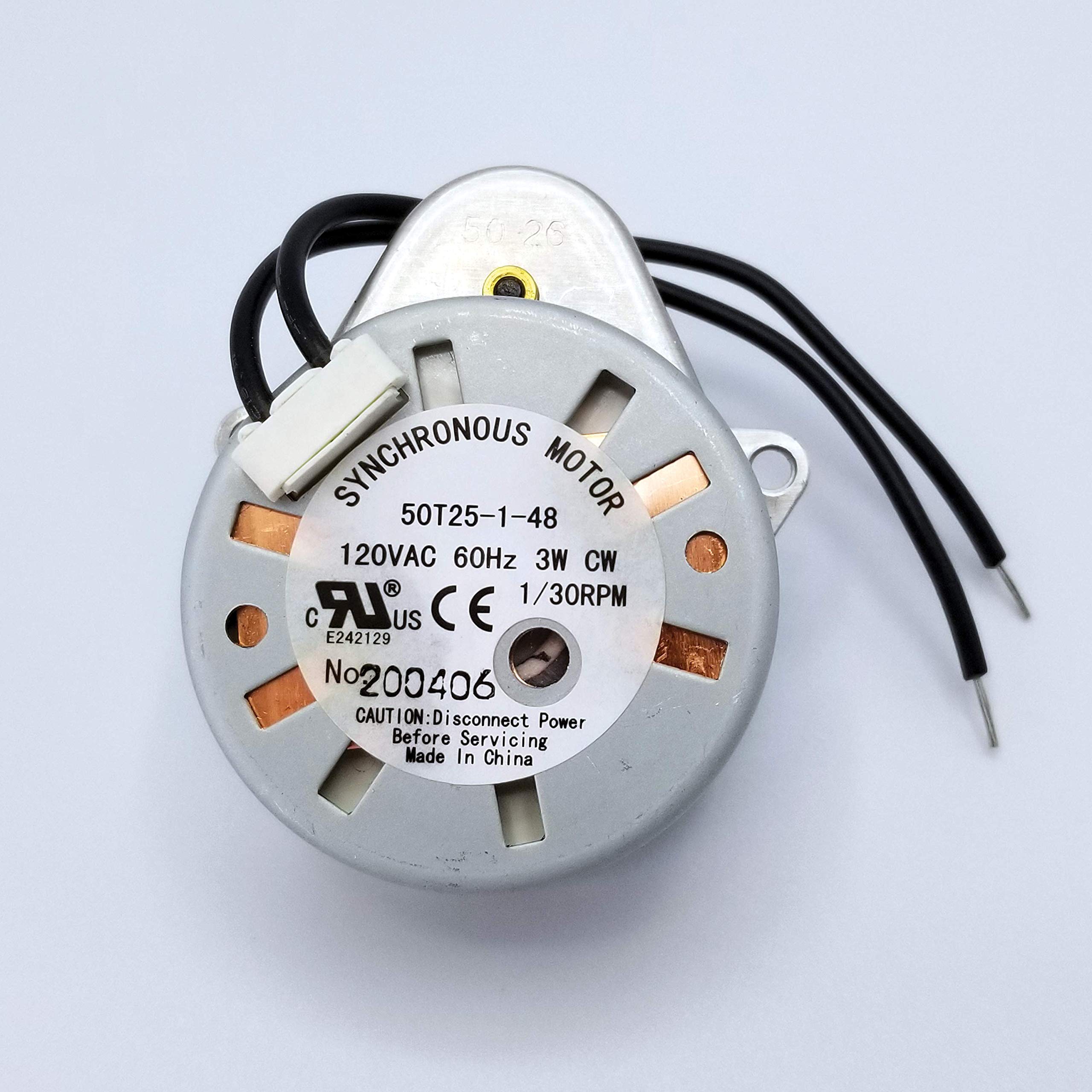 Better H2O timer motor 1/30 RPM CW operation