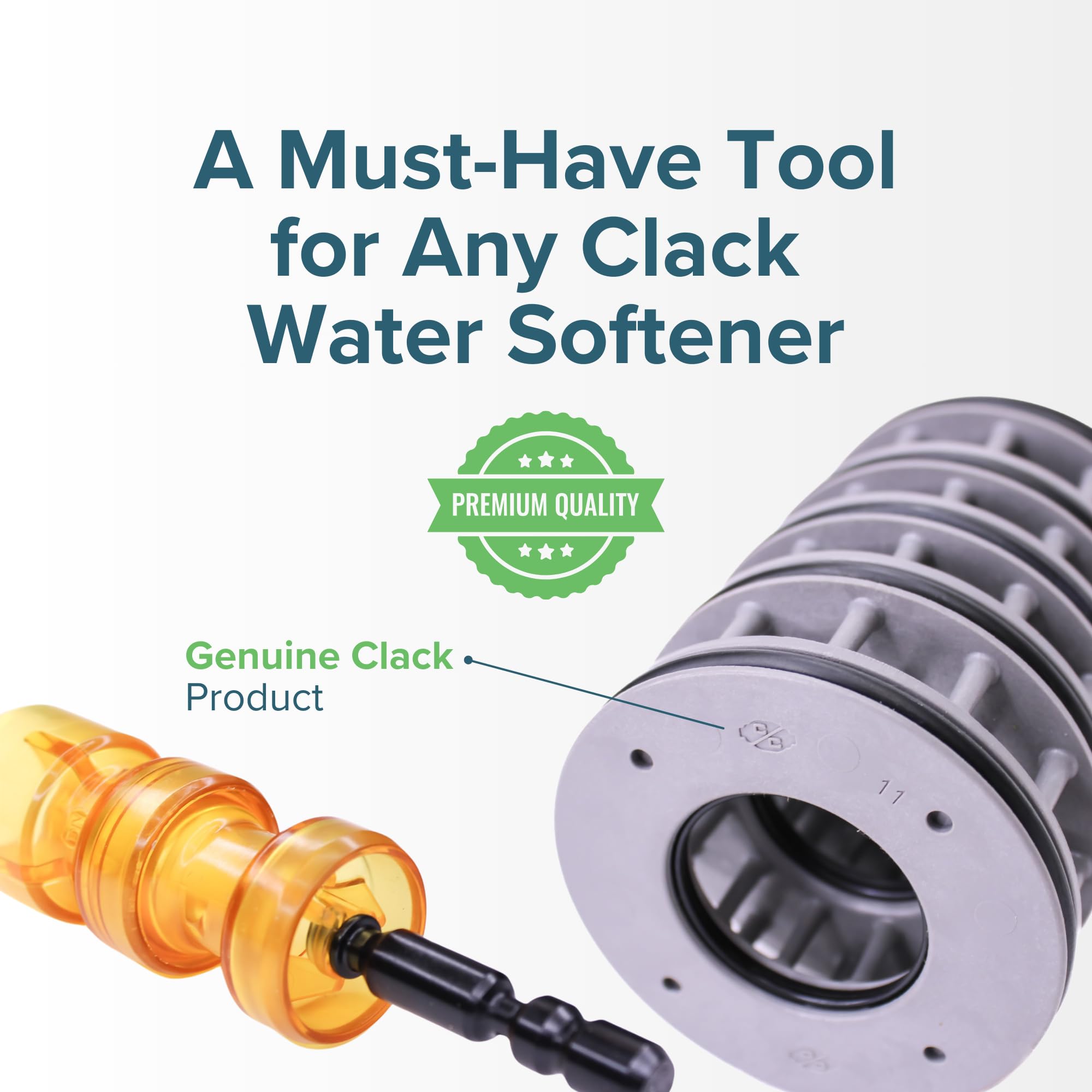 Better Home Water Treatment Clack WS1 interior repair kit enables DIY professionals to refresh components.