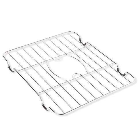 Better Houseware sink grid shown in kitchen use.
