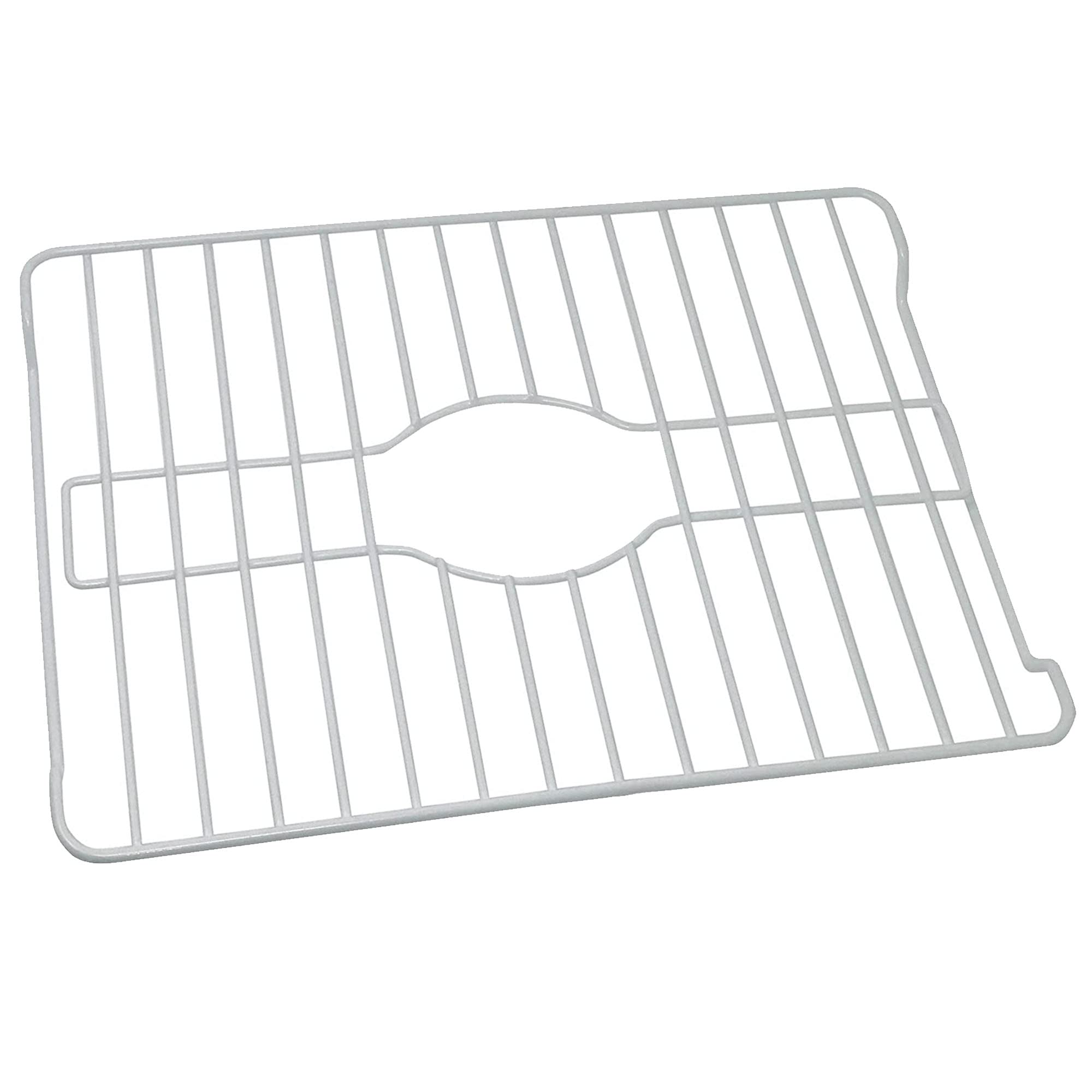 Better Houseware sink protector with raised grid top view for drainage.