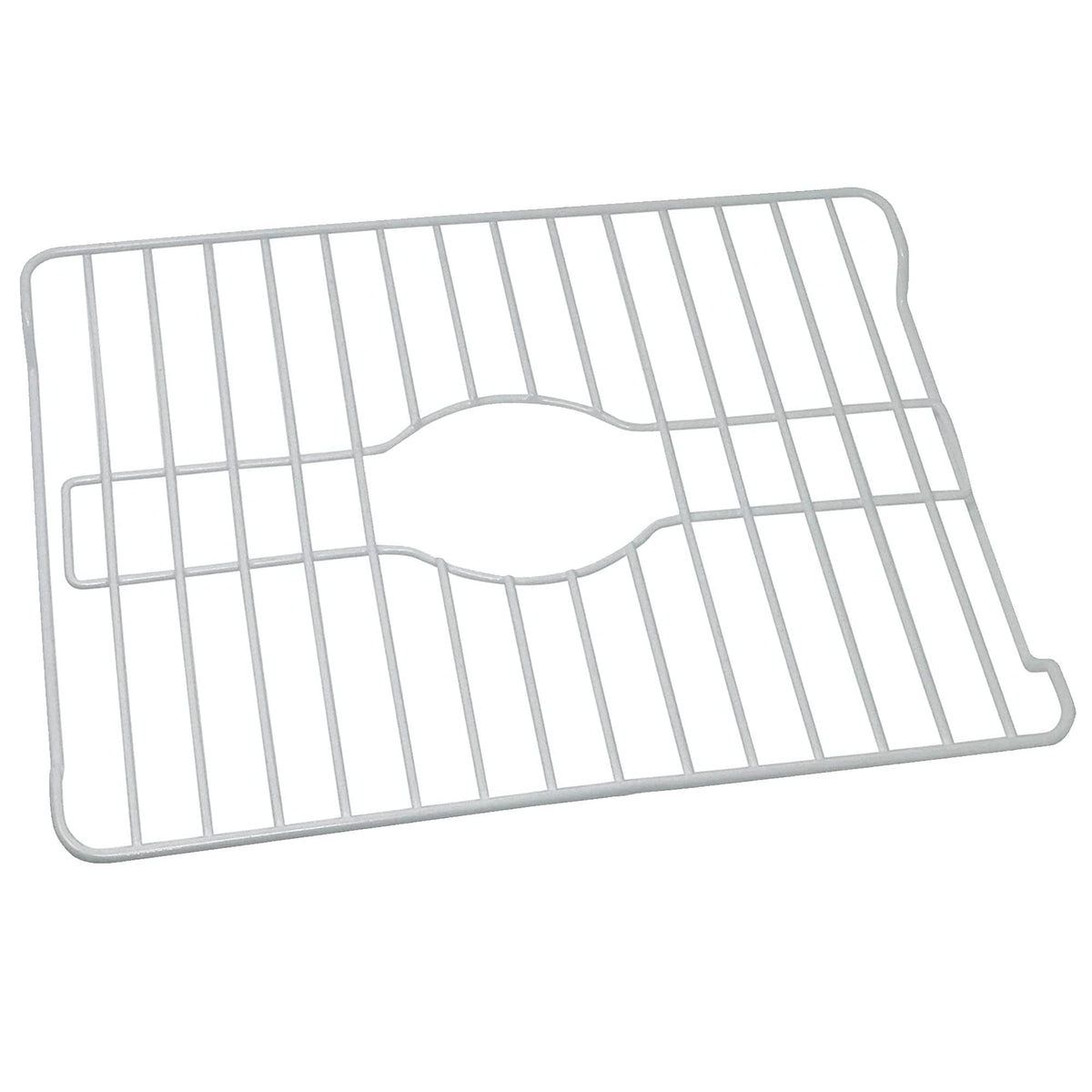 Better Houseware sink protector with raised grid top view for drainage.
