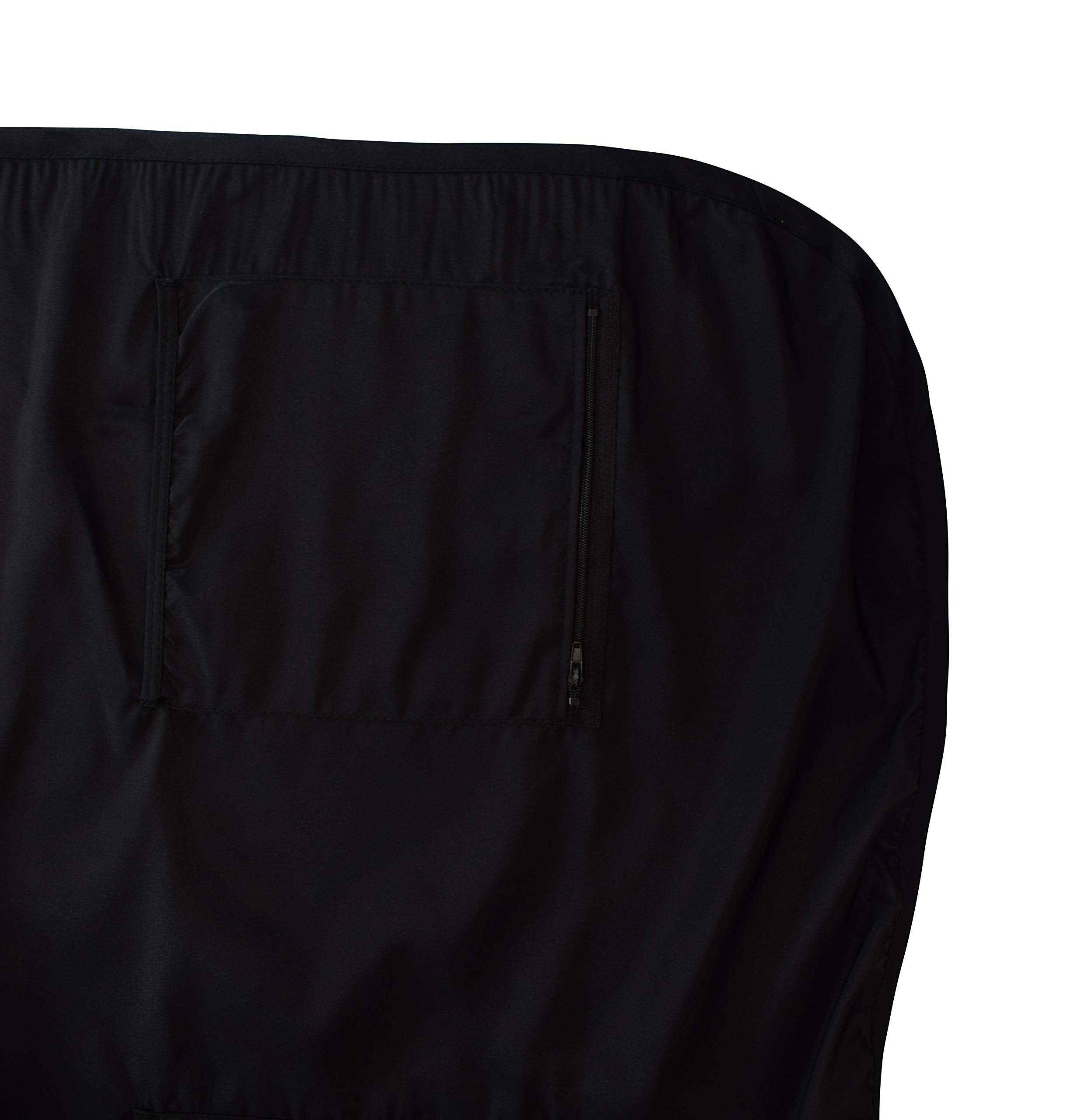 Betty Dain Luminous apron fabric is water-resistant for cleaner styling sessions.
