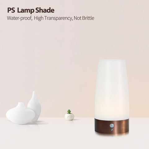 Betus Motion Sensor Night Light on table providing cozy ambient light