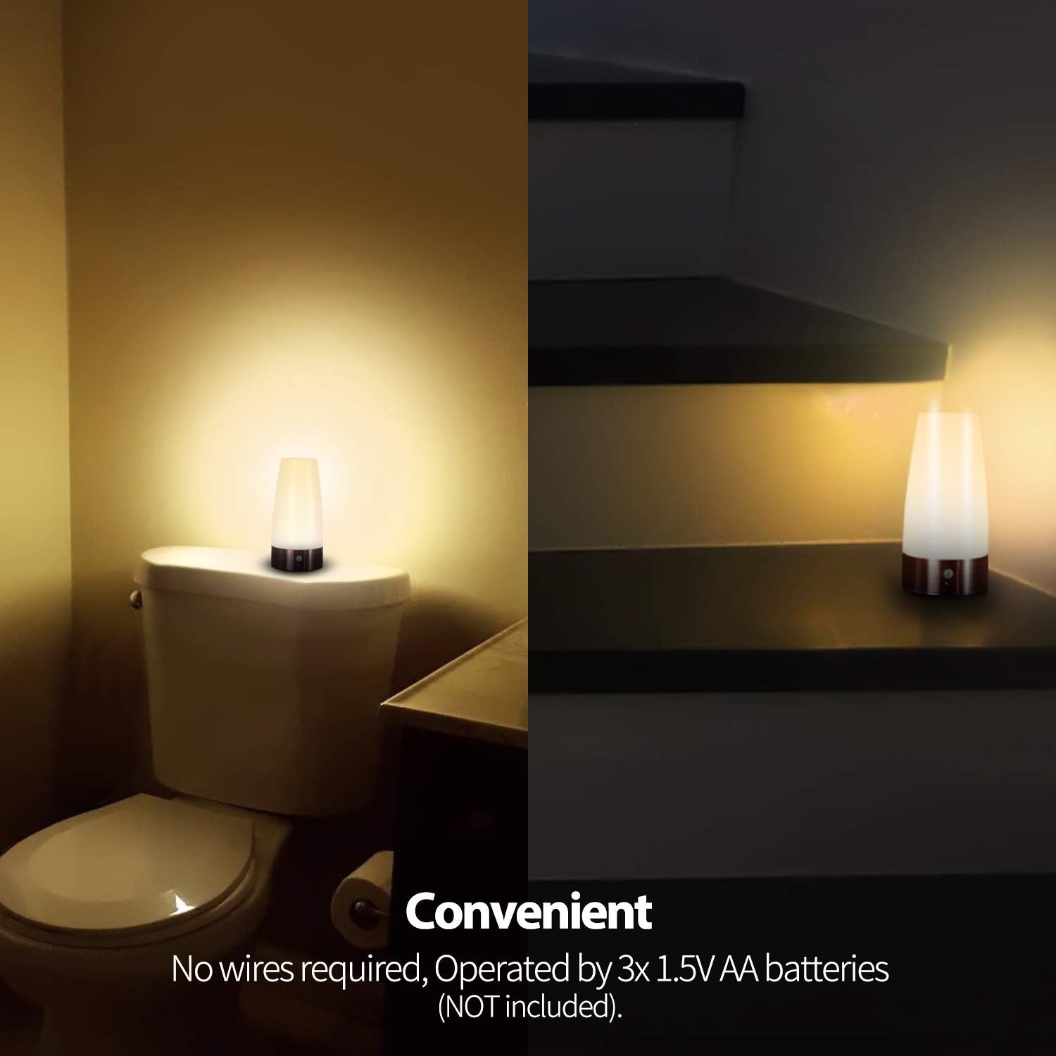Betus Night Light in a bedroom offers comforting ambient glow