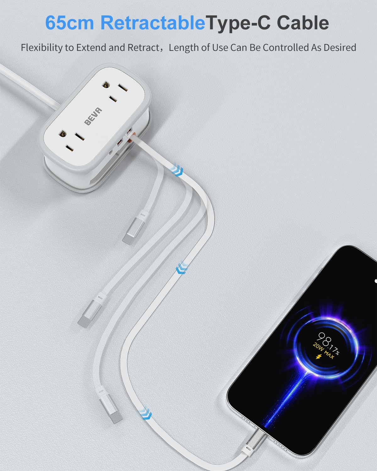 BEVA UK adapter presents a compact travel design that fits in luggage.