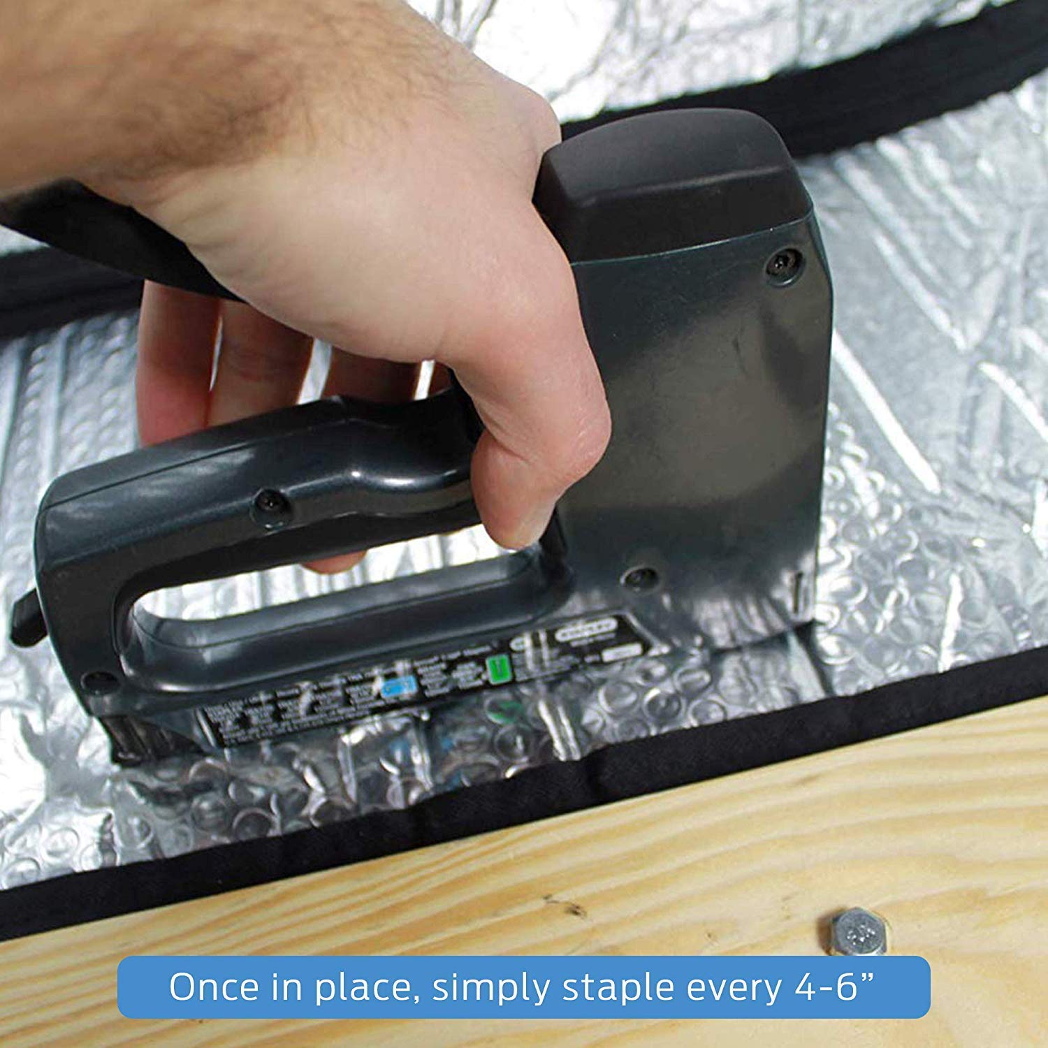 Bevel Energy attic seal blocks dust and pollutants from entering the home.