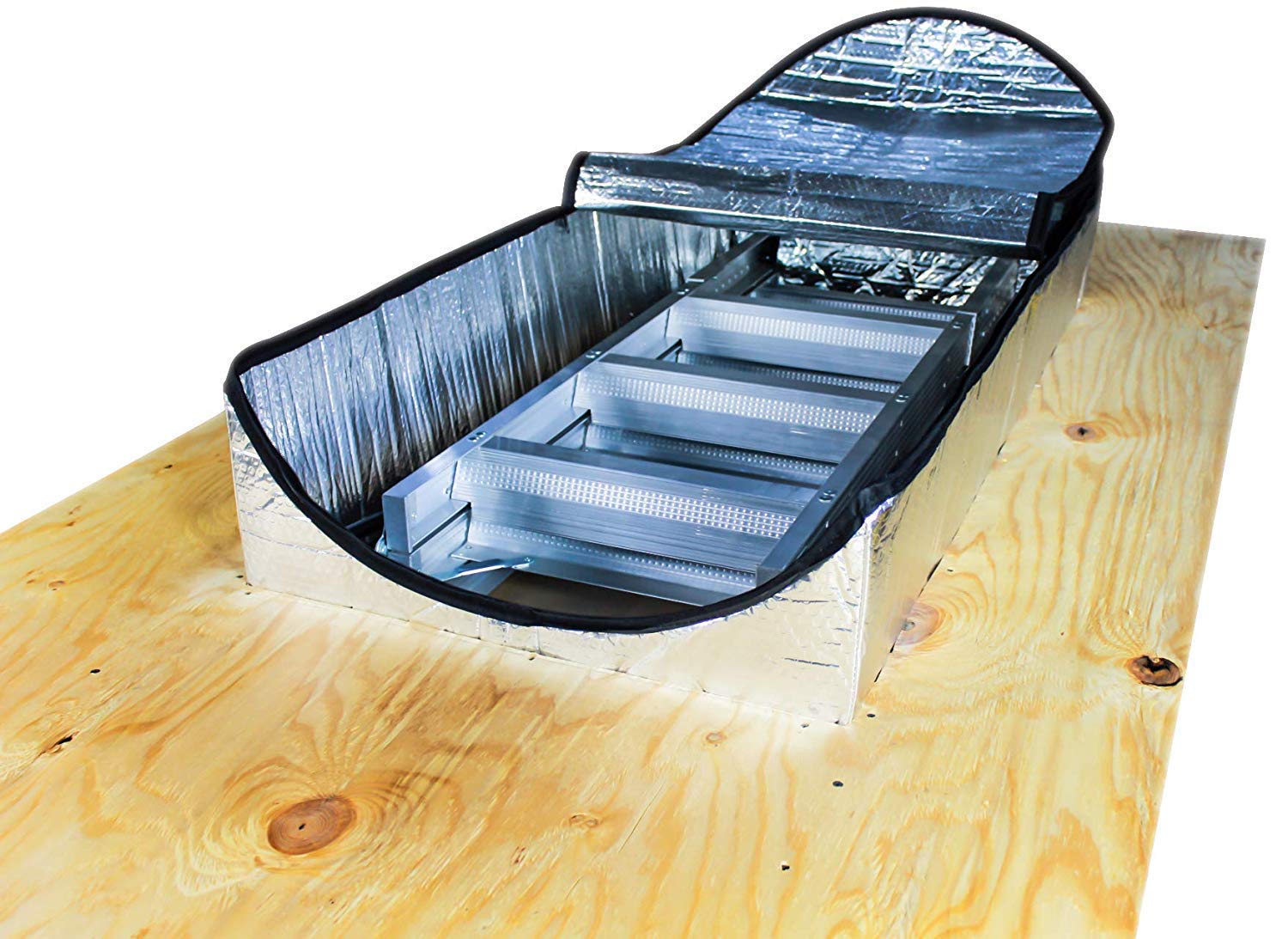 Bevel Energy radiant heat barrier reflects heat to improve comfort.
