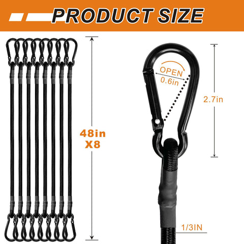 BEXSLE UV-resistant cords stay flexible in sun and rain for varied conditions.