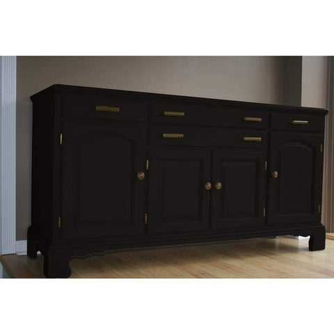 Beyond Paint Licorice cabinet-refinishing in progress highlights easy, no-stripping application.