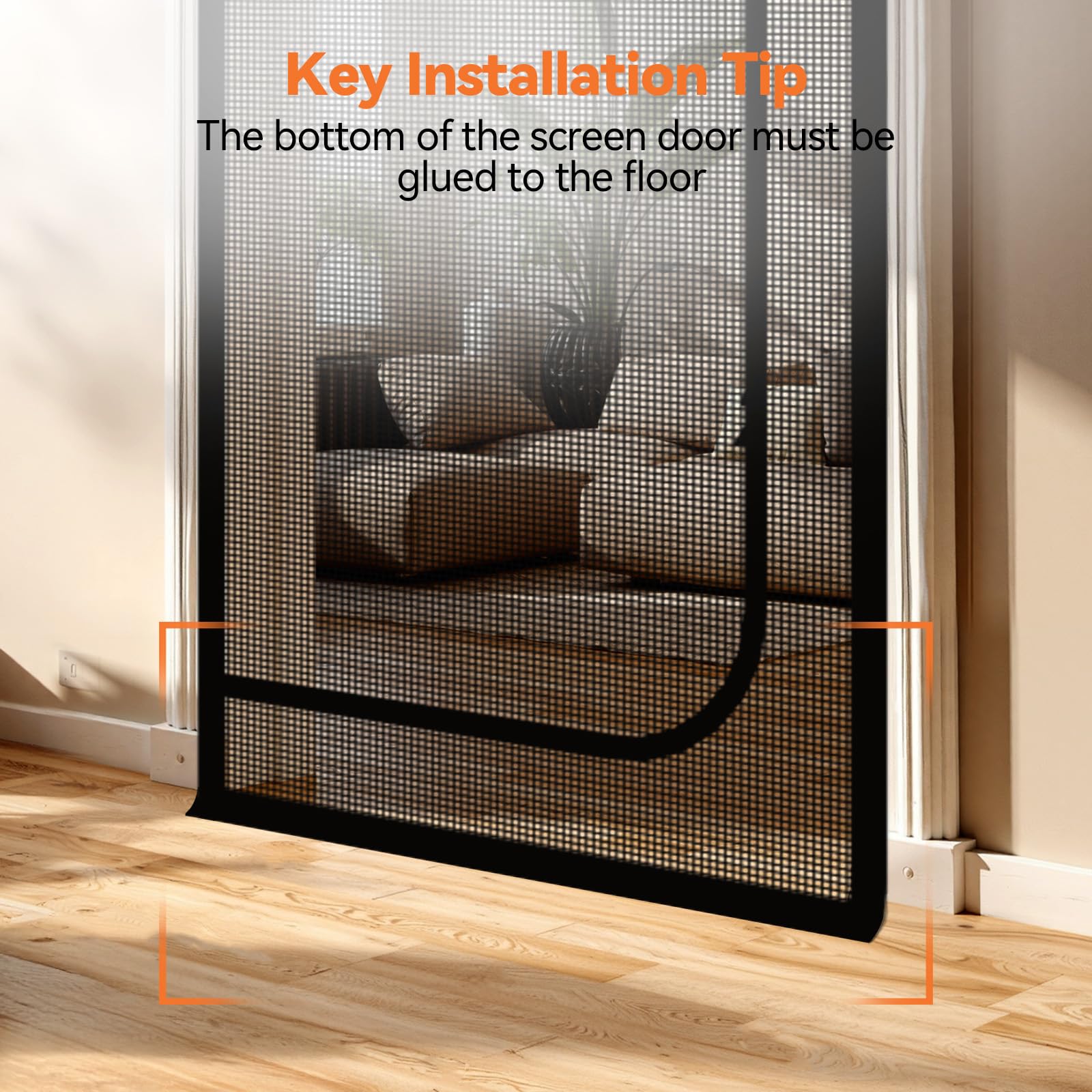 BFNN cat screen door supports pet-friendly airflow and visibility