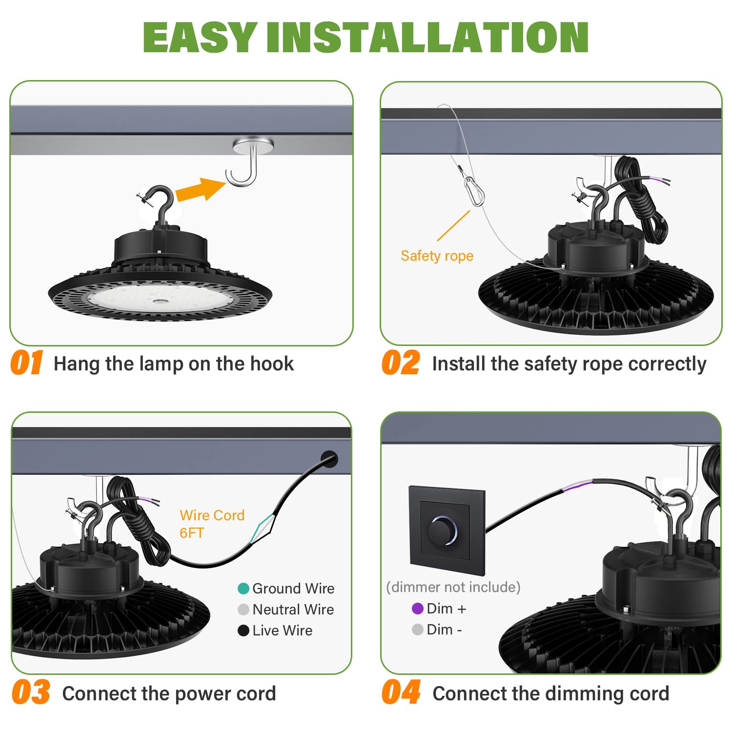 BFT UFO LED high bay uses 120° beam for wide-area coverage