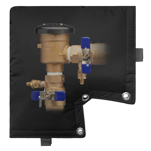 BFU Hxin winter sprinkler backflow cover unfolded for quick insulation setup.