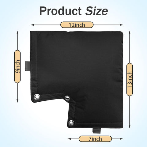 BFU Hxin cover with Velcro straps shows windproof seal.