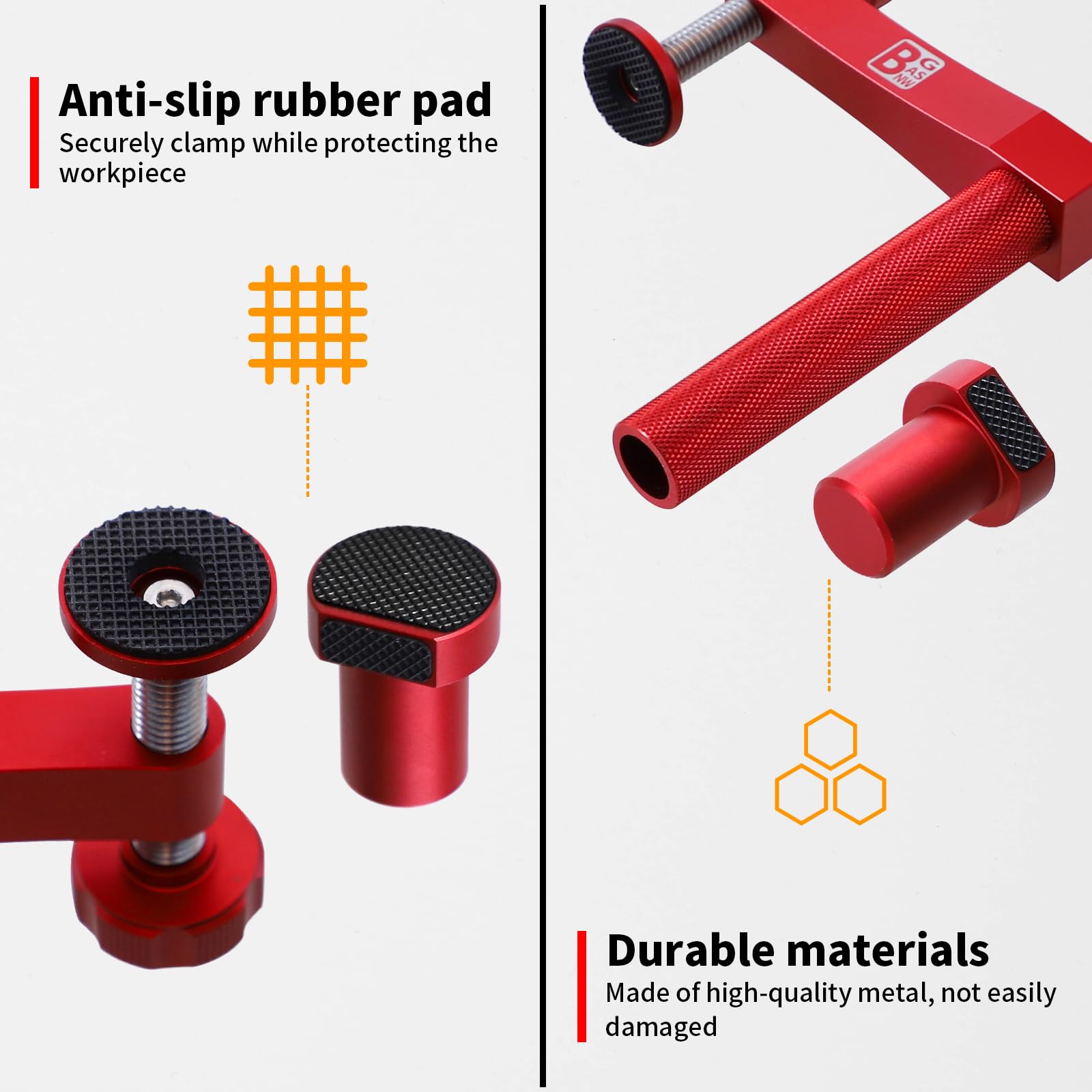 BGASNW bench dogs clamp planing tasks with stable top hold.