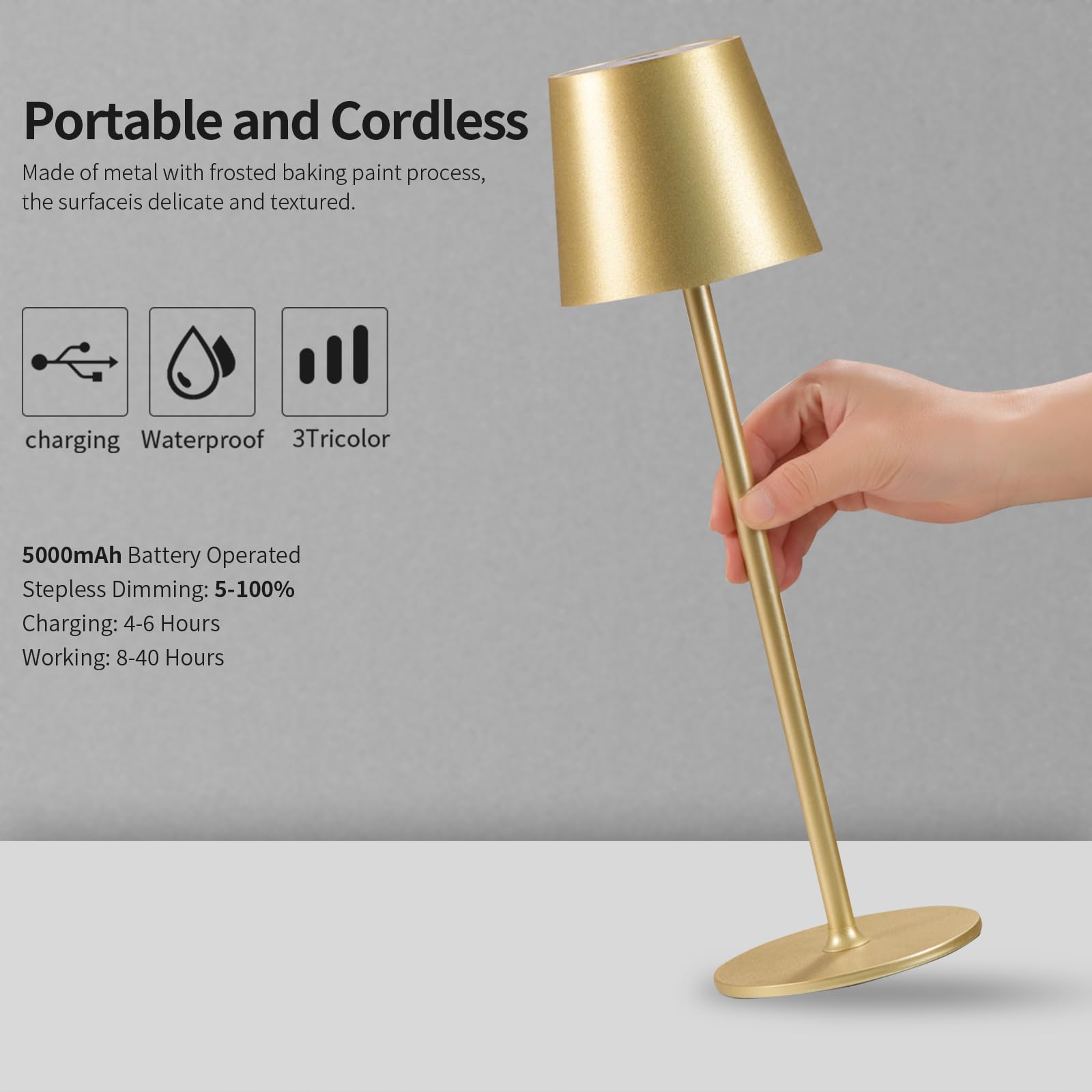 BGFHome touch-top sensor provides quick brightness and color adjustments.