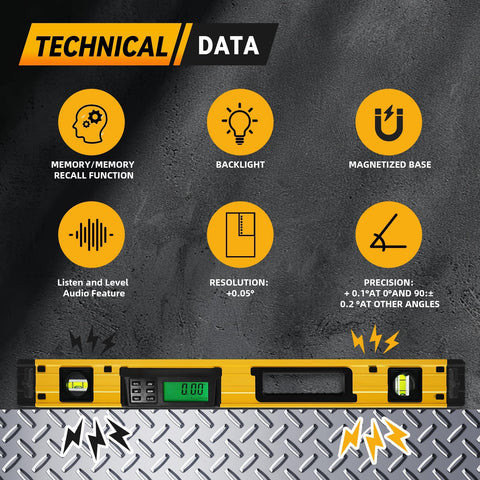 Bghdas audible tone helps reach precise angles in challenging environments.