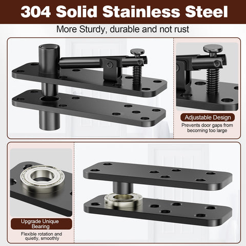 BGKBGK heavy-duty gate hinge offers bolt-on or weld-on installation.
