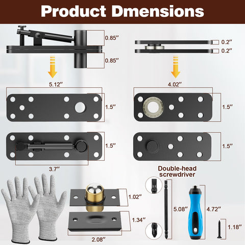 BGKBGK sturdy stainless steel hinge delivers heavy-duty gate performance.