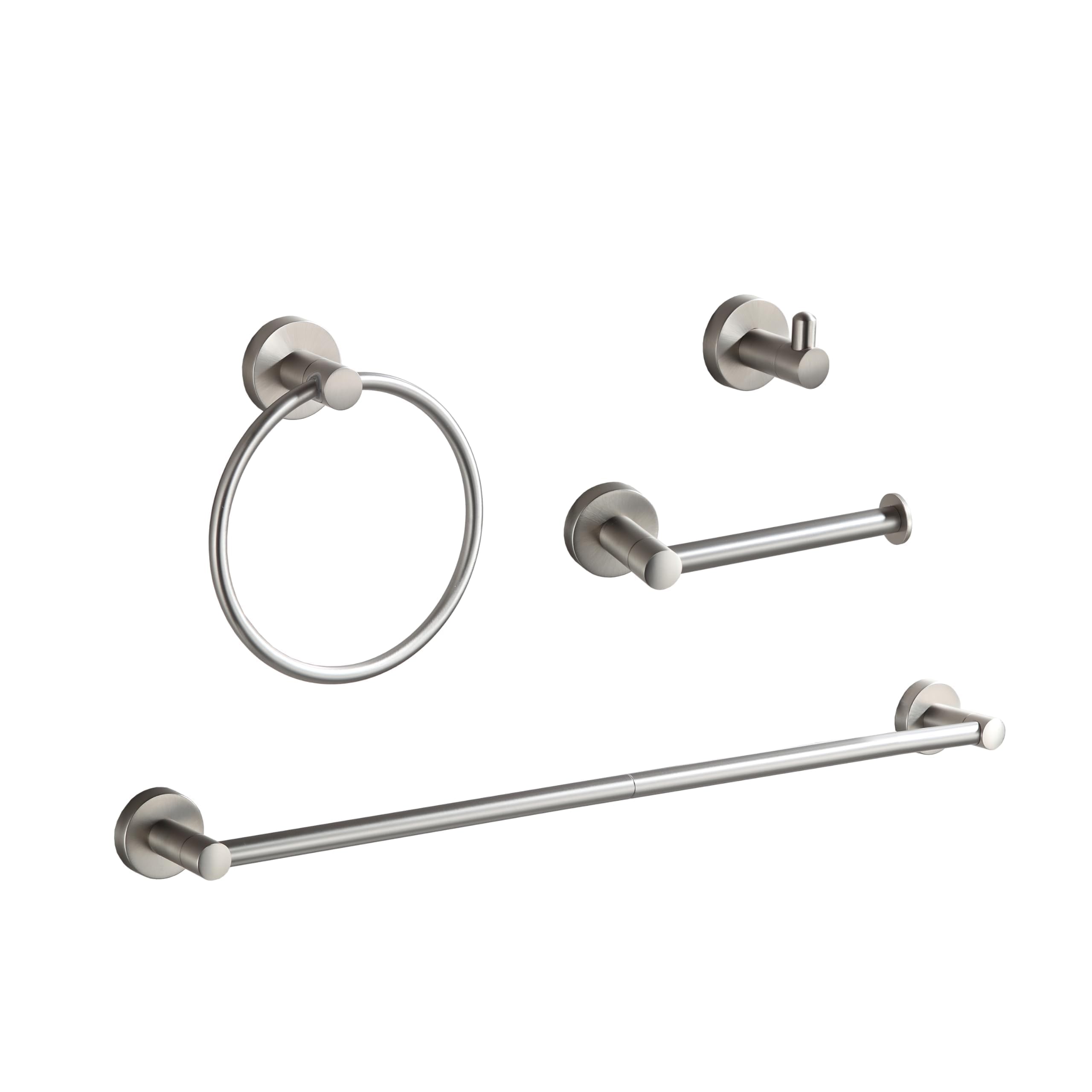 BGL 24-inch towel bar adds versatile drying space in modern baths.