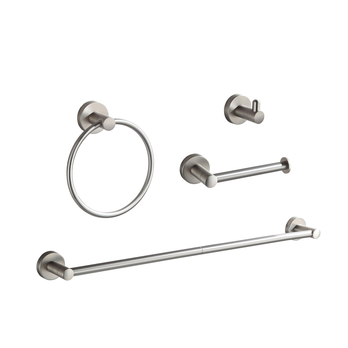 BGL 24-inch towel bar adds versatile drying space in modern baths.