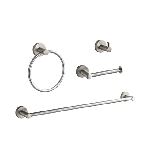 BGL 24-inch towel bar adds versatile drying space in modern baths.