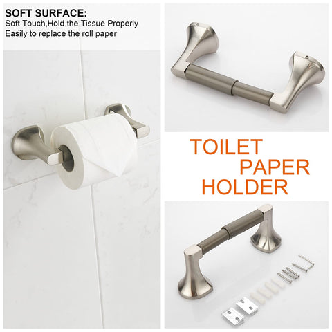 BGL Brushed Nickel towel ring beside sink for hand-drying convenience.