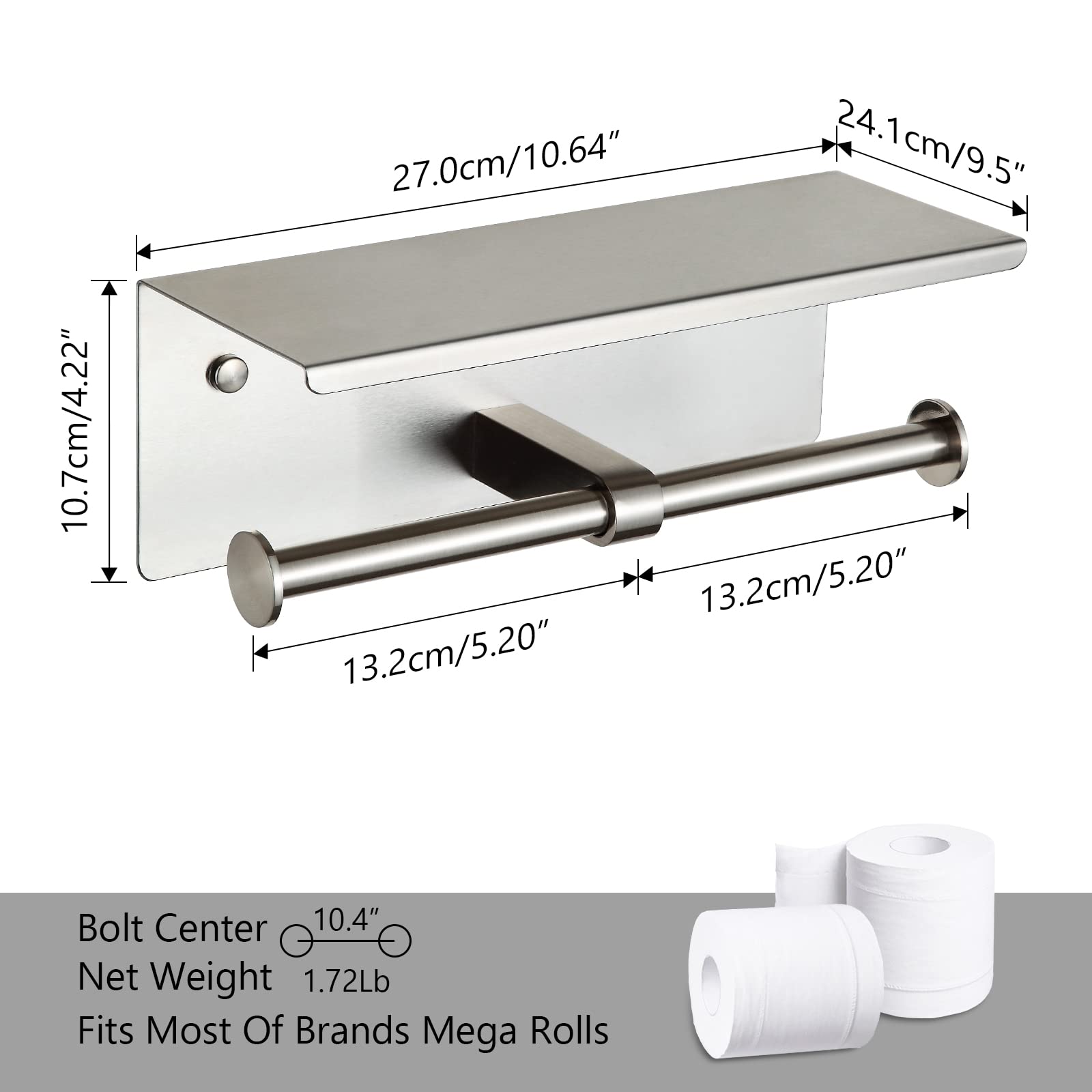 BGL bathroom organization idea durable wall mount blends with decor
